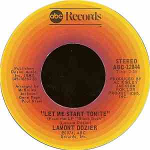 Lamont Dozier - Let Me Start Tonite