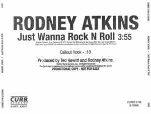 Rodney Atkins - Just Wanna Rock N Roll