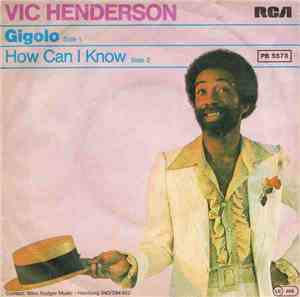 Vic Henderson - Gigolo