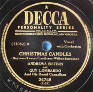 Andrews Sisters & Guy Lombardo And His Royal Canadians - Christmas Candles  ...