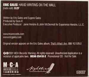 Eric Gales - Hand Writing On The Wall