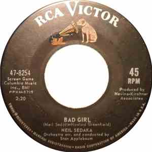Neil Sedaka - Bad Girl
