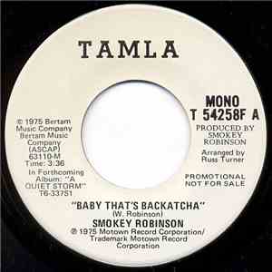 Smokey Robinson - Baby That's Backatcha