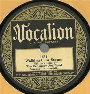 The Kentucky Jug Band - Walking Cane Stomp / Hard Hustlin' Blues