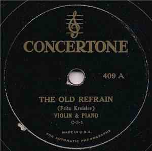 Unknown Artist - The Old Refrain / Meditation From Thais