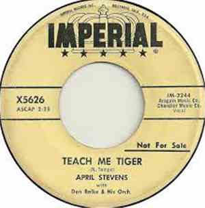 April Stevens With Don Ralke And His Orchestra - Teach Me Tiger / That Warm ...