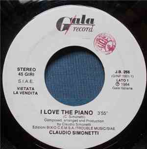 Claudio Simonetti, Marco Armani - I Love The Piano / Solo Con L'Anima Mia