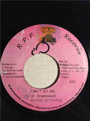 Richie Stephens - Can't Go On