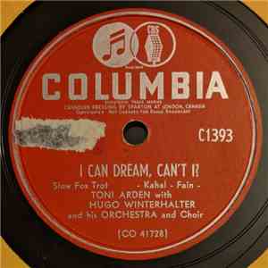 Toni Arden With Hugo Winterhalter And His Orchestra And Choir - I Can Dream ...