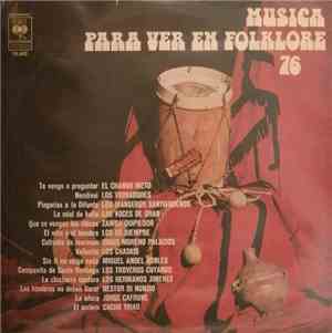 Various - Musica Para Ver En Folklore 76