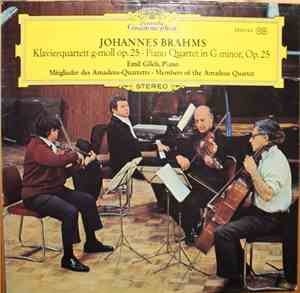 Johannes Brahms - Emil Gilels, Mitglieder Des Amadeus-Quartetts - Klavierqu ...