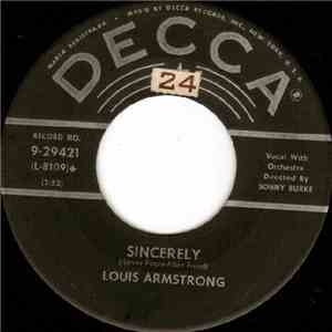 Louis Armstrong - Sincerely / Pledging My Love