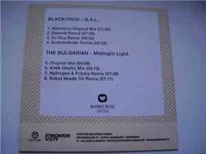 Blacktron / The Bulgarian - D.A.L. / Midnight Light