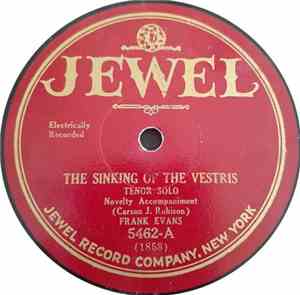 Frank Evans  - The Sinking Of The Vestris / Where The Sunset Turns The Ocea ...