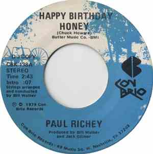 Paul Richey - Happy Birthday Honey