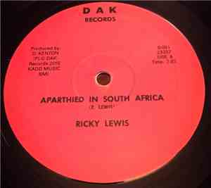 Ricky Lewis  -  Aparthied In South Africa / African Struggler