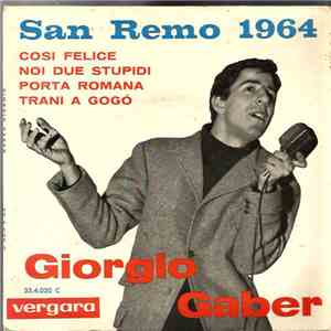 Giorgio Gaber - Festival San Remo 1964