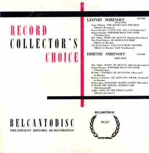 Leonid Sobinoff / Dimitri Smirnoff - Record Collector's Choice