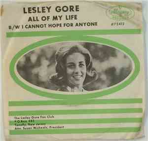 Lesley Gore - All Of My Life / I Cannot Hope For Anyone