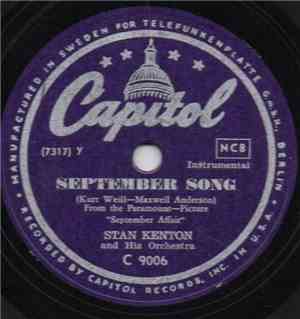 Stan Kenton And His Orchestra - September Song / Dynaflow