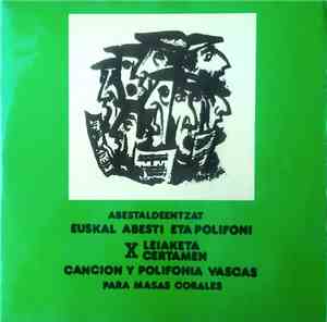 Various - X Abestaldeentzat Euskal Abesti Eta Polifoni Leiaketa = X Certame ...