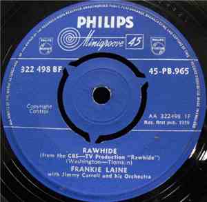 Frankie Laine With Jimmy Carroll And His Orchestra - Rawhide