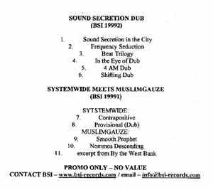Muslimgauze / Sound Secretion / Systemwide - At The City Of The Dead