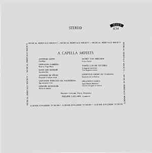 Philippe Caillard Vocal Ensemble - A Capella Motets