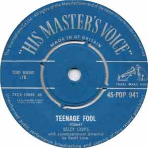 Suzy Cope - Teenage Fool / Juvenile Delinquent