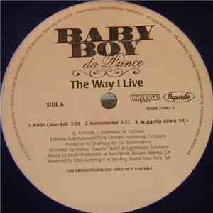 Baby Boy Da Prince - The Way I Live