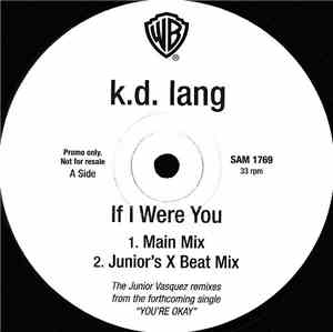 k.d. lang - If I Were You