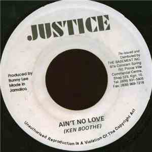 Ken Boothe - Ain't No Love / It's Gonna Take A Miracle
