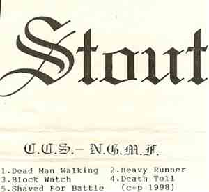 Stout - N.G.M.F.