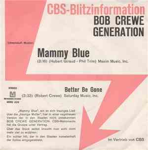 The Bob Crewe Generation - Mammy Blue