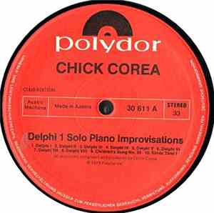 Chick Corea - Delphi 1 Solo Piano Improvisations