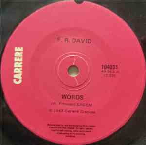 F.R. David - Words
