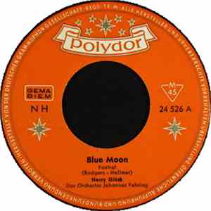 Harry Glück - Blue Moon / Warum Hab Ich Dich Verloren ?