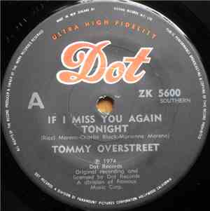 Tommy Overstreet - If I Miss You Again Tonight