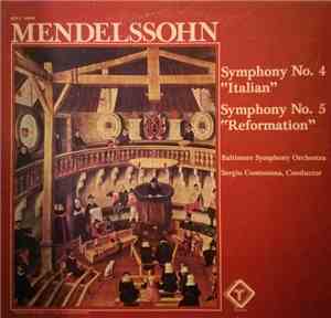 Mendelssohn, Sergiu Comissiona, Baltimore Symphony Orchestra - Symphony No. ...