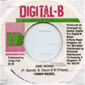 Tony Rebel - One Word