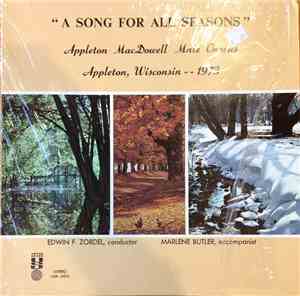 Appleton MacDowell Male Chorus - A Song For All Seasons