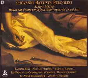 Giovanni Battista Pergolesi - Patrizia Bovi - Pino De Vittorio - Bernard Ar ...