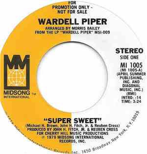 Wardell Piper - Super Sweet