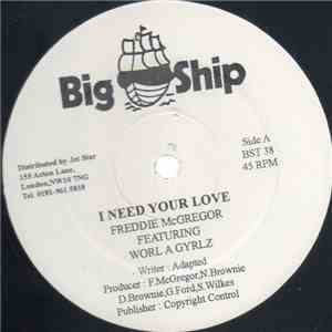 Freddie McGregor - I Need Your Love