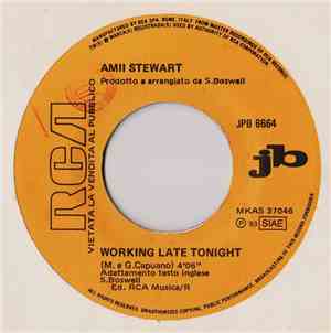 Amii Stewart / Giuseppe Cionfoli - Working Late Tonight / Shalom