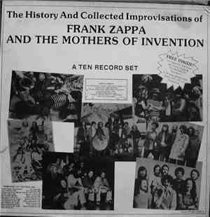 Frank Zappa And The The Mothers Of Invention - The History And Collected Im ...