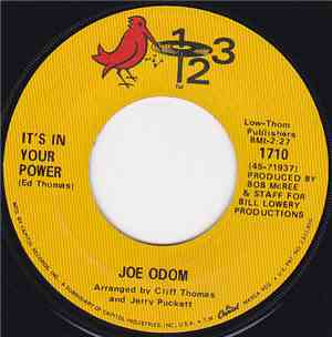 Joe Odom - It's In Your Power / Big Love