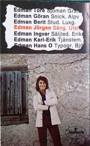Jörgen Edman - Edman Jörgen Sång