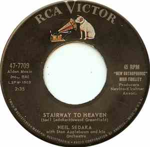 Neil Sedaka With Stan Applebaum And His Orchestra - Stairway To Heaven / Fo ...