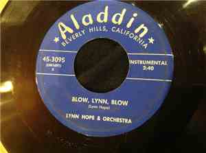 Lynn Hope & Orchestra - Blow, Lynn, Blow / Blue Moon